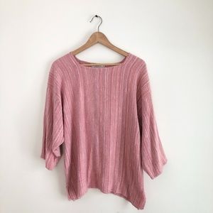 Skowhegan Handwovens Natural Fiber Bohemian Pink